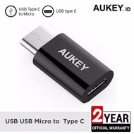 Adapter Aukey CB-A2 Micro to C Aukey CBA2 Female Micro to Male USB C