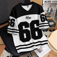 2025 cross-border new summer men's bestseller sports jersey, size 66, digital 3D print, V-neck short