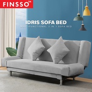 Local Stock| IDRIS Living room 2 in 1_Foldable Sofa Bed 3 seater or 4 seater [MA1]
