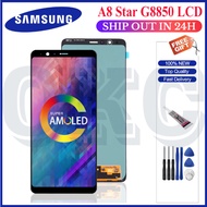 AMOLED For Samsung Galaxy A8 Star G8850 LCD Display Touch Screen Digitizer Assembly Full Set G885F G