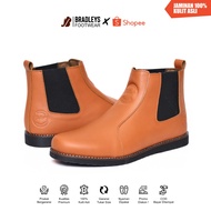 Bradleys Elagos Tan - Men's Leather Chelsea Boots in Tan | Men's Genuine Leather Chelsea Boots