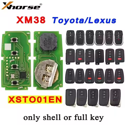 Xhorse XSTO01EN VVDI XM38 Smart Key 8A 4D 4A for Toyota Corolla Rav4 Camry Land Cruiser Lexus GS300