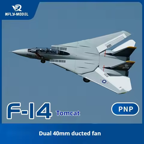 XFly Swift F-14 Tomcat 40mm Dual EDF RC Airplane - 5CH Electric Fighter Jet Model Ready-to-Fly Remot