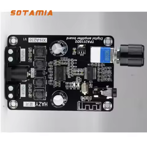 SOTAMIA TPA3110D2 Bluetooth Amplifier Board 30Wx2 Dual Channel Audio Digital Power Amplifier Stereo 