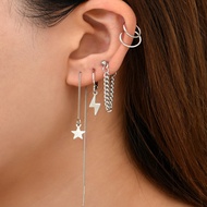 5 chiếc bông tai trang trí hình ngôi sao MusicFest Y2KFest Back To School Autumn