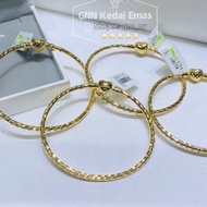 EMAS 375 GELANG TANGAN PENDORA 375 GOLD BANGLE PANDORA P1