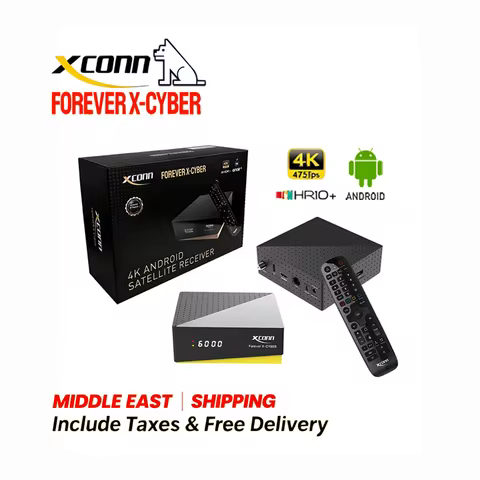 ACECONN XCONN FOREVER X-CYBER 4K tvbox/iptv abonmen online DVB-S2X/S2/S *Satellite Service Forever* 