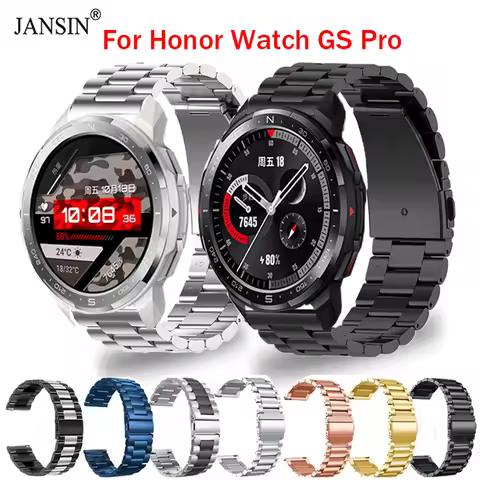 Stainless Steel Strap For Honor Watch GS Pro Band Bracelet Metal Watchband For Huawei Honor Watch GS