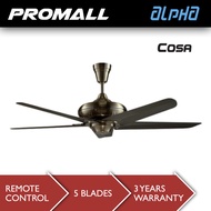 Alpha Ceiling Fan with Remote Control 56''  Cosa 699