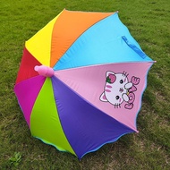 Rainbow children's umbrellas for boys and girls, parasols fo彩虹儿童雨伞男女小孩遮阳伞幼儿园宝宝晴雨伞小学生上学专用伞