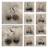 Lucky Stone Earrings Amazonite Quartz