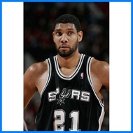 ❀ ◐ ♟ SAN ANTONIO SPURS DUNCAN 21 PATCH BASKETBALL JERSEY