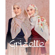 HANAMI Collection Grizelle Bawal Headscarf Square Hijab [Shrimp 46] | SuperNova [Field 46 & Field 50