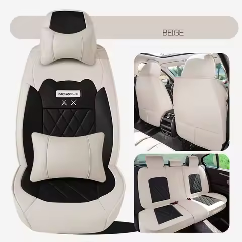 Universal Artificial Leather Car Seat Cover For Audi A5 Q2 Q3 Q5 Q7 4L A1 A7 Q8 A3 8P 8V A4 B6 B7 B8