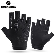 hotx【DT】 ROCKBROS Half Gloves Men women Cycling Road MTB