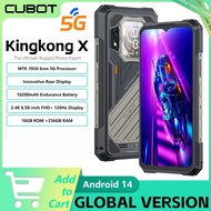 Rugged Phone CUBOT KINGKONG X 5G 12/16GB RAM+256GB ROM 120Hz Screen Dimensity 7050 10200mAh 100MP 33