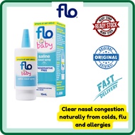 FLO Baby Saline Spray (15ml) [EXP: 12/27] Flo Baby Spray | Nasal Spray | Blocked Nose | Runny Nose
