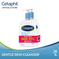 Cetaphil Twin Pack Gentle Skin Cleanser For Face & Body For Sensitive, Dry, Oily, Combination Skin (