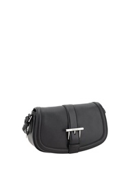 Alexander Mcqueen T-bar Satchel Bag, Black/silver