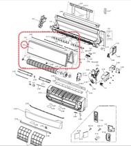 อะไหล่ของแท้/อีแวปคอยเย็นแอร์ชาร์ป/รุ่น AH-X13YEBE/ตำแหน่ง 3-6/CCYC-E620JBKZ/SHARP รุ่นที่ใช้งาน AH