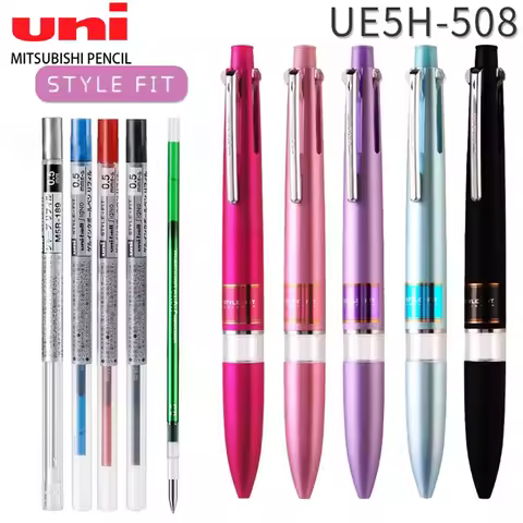 Japan UNI STYLE FIT Multi-Functional Pen Case DIY with Refill UE5H-508 Gel Pen Mechanical Pencil Art