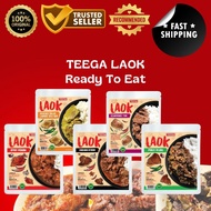 Teega Laok Ready To Eat - Ayam Merah / Daging Hitam / Paru Hijau / Daging Salai Lomak Cili Api / Ren