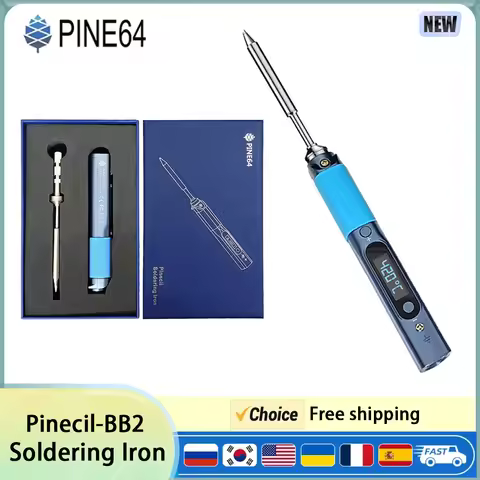Pine64 Pinecil V1 CN Smart Soldering Iron Portable Welding Tools Type-C DC5525 Adjustable Temperatur