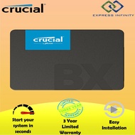 Crucial BX500 SSD SATA III 2.5 inch - 120GB/240GB/480GB/1TB Internal SSD
