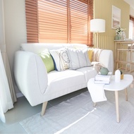 Koncept Furniture โซฟา 2 ที่นั่ง KC-PLAY รุ่น BENEE สีครีม (160x84x86 ซม.)