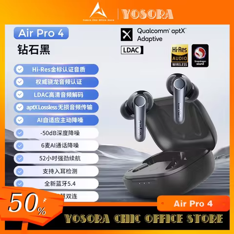 EarFun Air Pro 4 Wireless Earphone HI-FI Bluetooth5.4 Earphones Active Noise Reduction IPX5 Waterpro