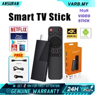 Smart TV Stick M98 video stick Smart TVBoX Android 11 Wif Smart ControlStreaming Device Wi-Fi Remote