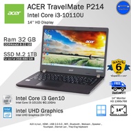 โน๊ตบุ๊คมือสองAcer TravelMate P214 Core i3-10110U(Gen10)  สภาพดี พร้อมใช้งาน