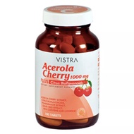 สินค้าใหม่ตลอด Vistra Acerola Cherry 1000มก 100เม็ด วิตามินซี คลอลาเจน