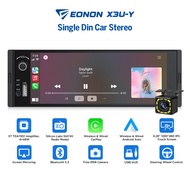 Eonon Apple Carplay Android Auto 1 Din Android Auto Single Din Car Player 6.28 inch MP5 Player X3U