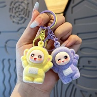 Creative Keychain Pendant/Four-Color Teletubbies Series/Cartoon Keychain/School Bag Pendant