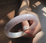 紫羅蘭翡翠手鐲 | 17.5圍 | 天然緬甸玉翡翠A貨 | 送禮