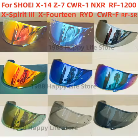 Helmet Visor for SHOEI X14 X-14 Z7 Z-7 CWR-1 CWR1 NXR RF-1200 RF1200 X-Spirit3 X-Spirit III X-Fourte