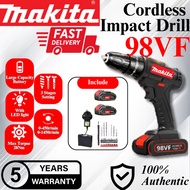 Makita Cordless Drill 98VF Two-speed Electric Impact drill Drilling Punch Recharge Lithium battery