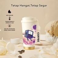 Tumbler BMO Adventure Time Cartoon | 500ml SUS 304 | 100% Leak-Proof | Heat & Cold Resistant 12 Hour