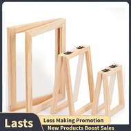 3 Pieces Paper Making Wooden Paper Making Mould Papermaking Screen Kit 3 Size Frame for DIY  (A7, A6