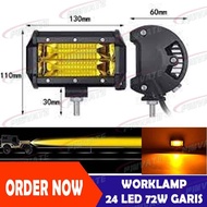 MATA LED WORKLAMP WORKLIGHT 72 WATT 24 Eyes 72Watt LED Light - Yellow