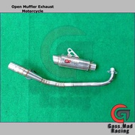 Gass.mad CLD Racing Open Muffler Exhaust Neck Pipe Sleep Engine Motorcycle