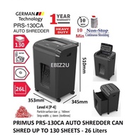 PRIMUS PRS-130CA AUTO SHREDDER CAN SHRED UP TO 130 SHEETS - 26 Liters ( Paper Shredder,Shredder Mach