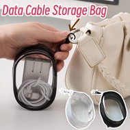 Multifunctional  Data Cable Storage Box Outdoor Travel Headset Storage Bag Data Cable Round Storage
