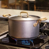 【Sambonet】1965 Vintage 復古系列不鏽鋼雙耳湯鍋24cm-附蓋