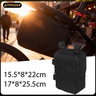 [qjypno49] Ebike Battery Bag Front Handlebar Triangle Saddlebag Waterproof Nylon Electric Bike Batte