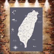 台灣地圖掛布 背景布