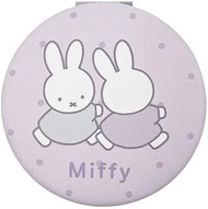 Marimo Craft DBM-1158 Miffy Sherbet Mesh Series Mirror, Purple, 2 Persons, Φ2.8 x D 0.4 inches (7 x 