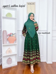 gamis Kajol set khimar rayon prada set ceruty syari motif terbaru laksmi india motif style fashion w