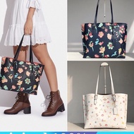 Coach women's pattern leather tote bag handbag sling bag 8215